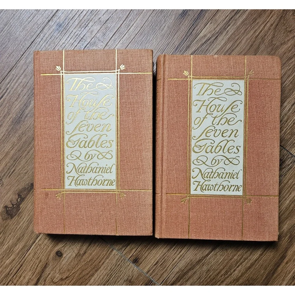 Lot of 2 Vintage Classics- The House of Seven Gables by Nathaniel Hawthorne 1851